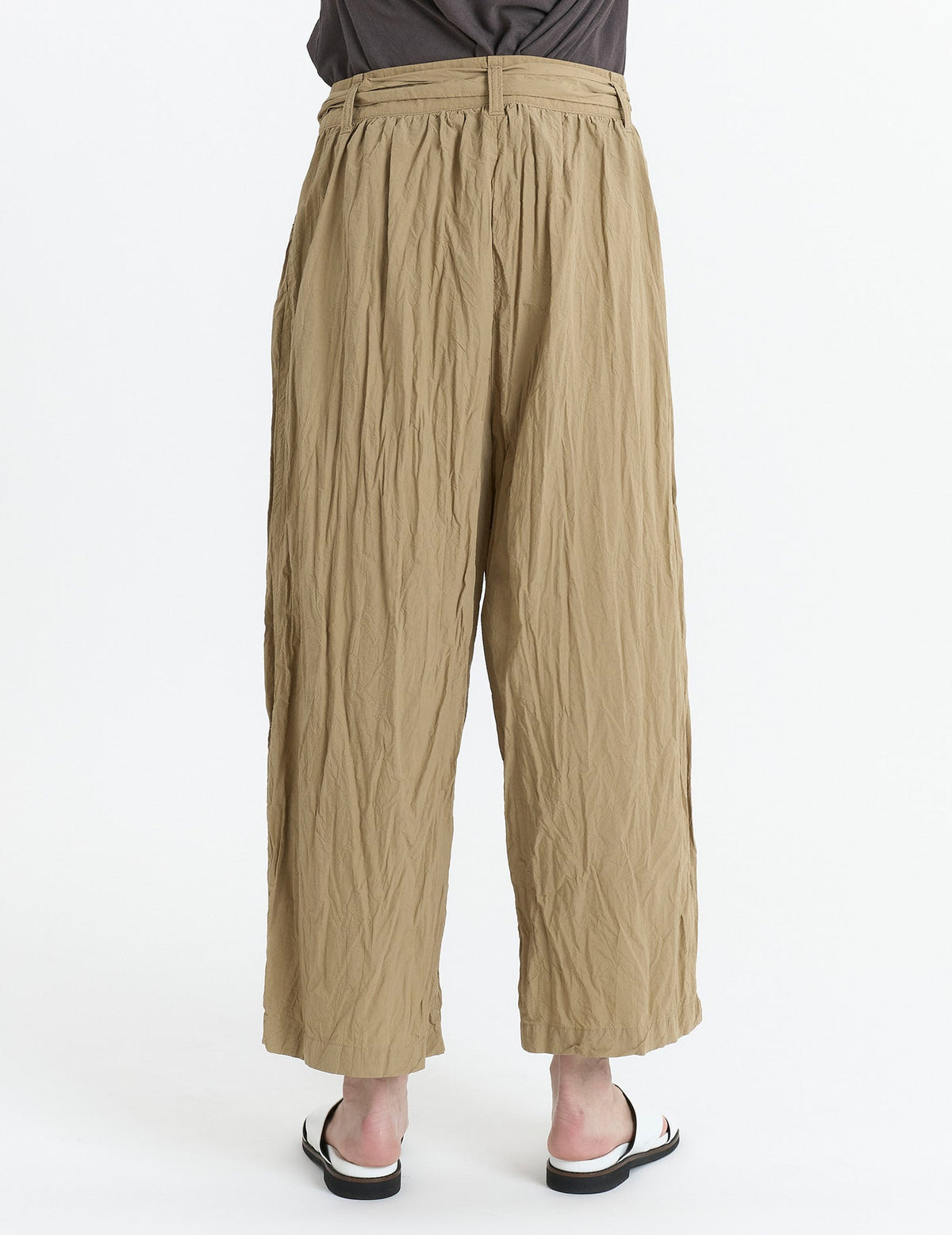 80タイプライターしわ加工 パンツ