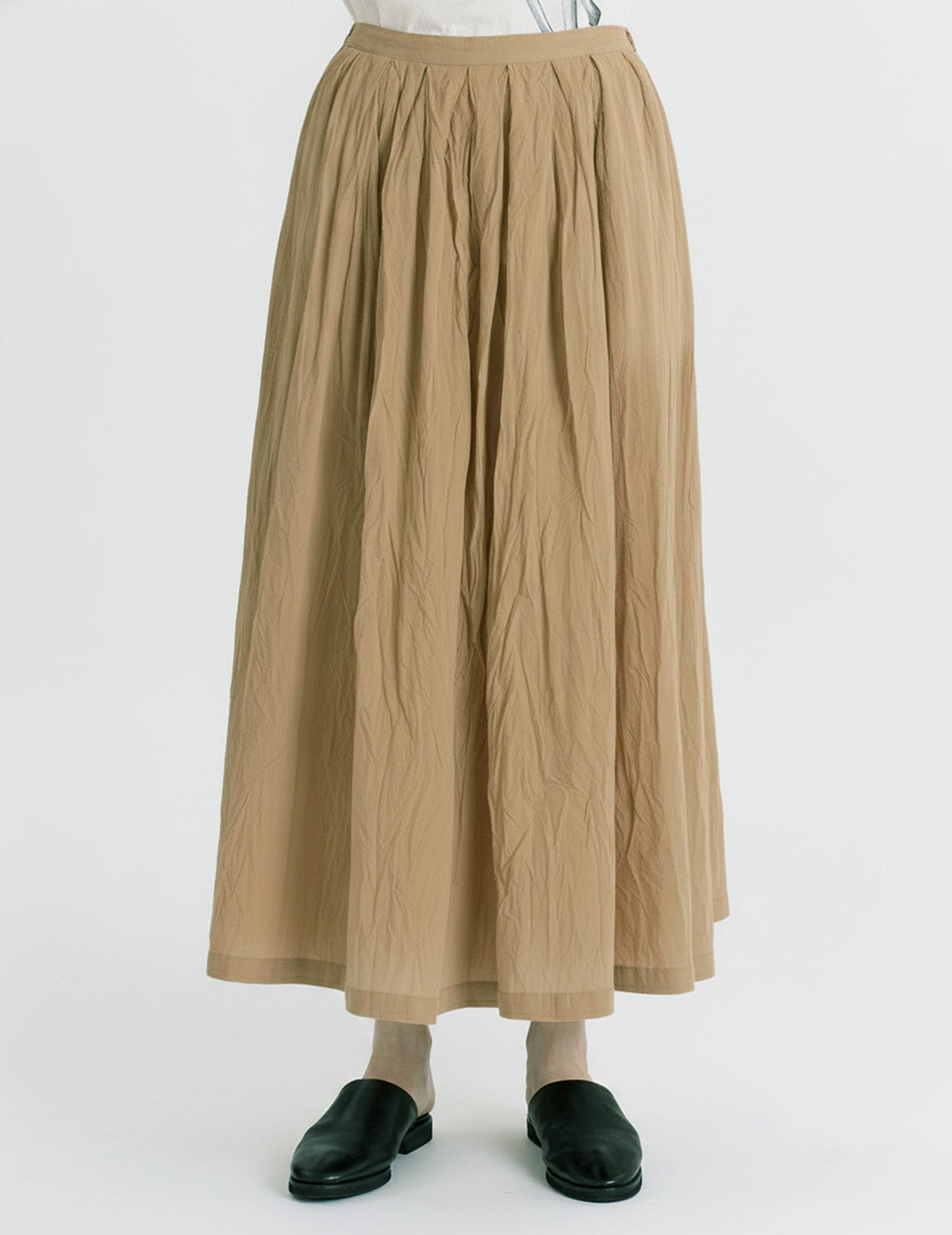 80タイプライターしわ加工 スカート