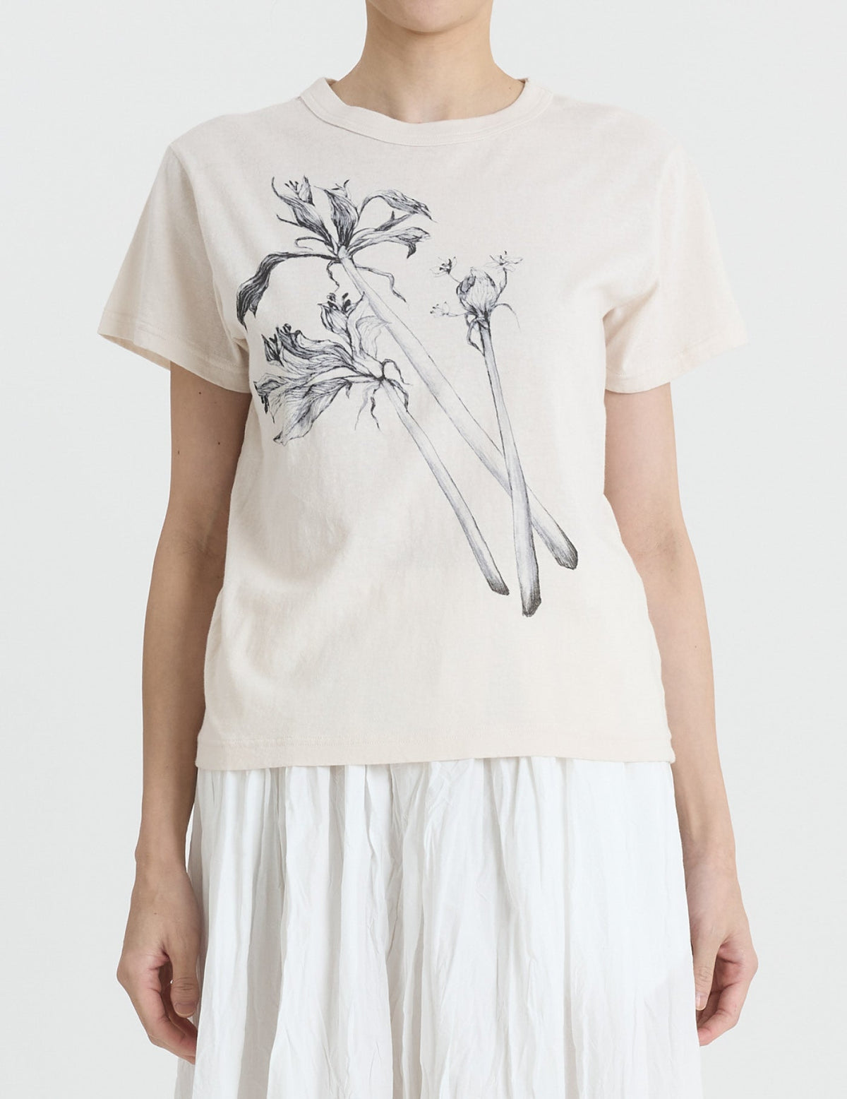 ラフィ＆MVS天竺 プリントTシャツ