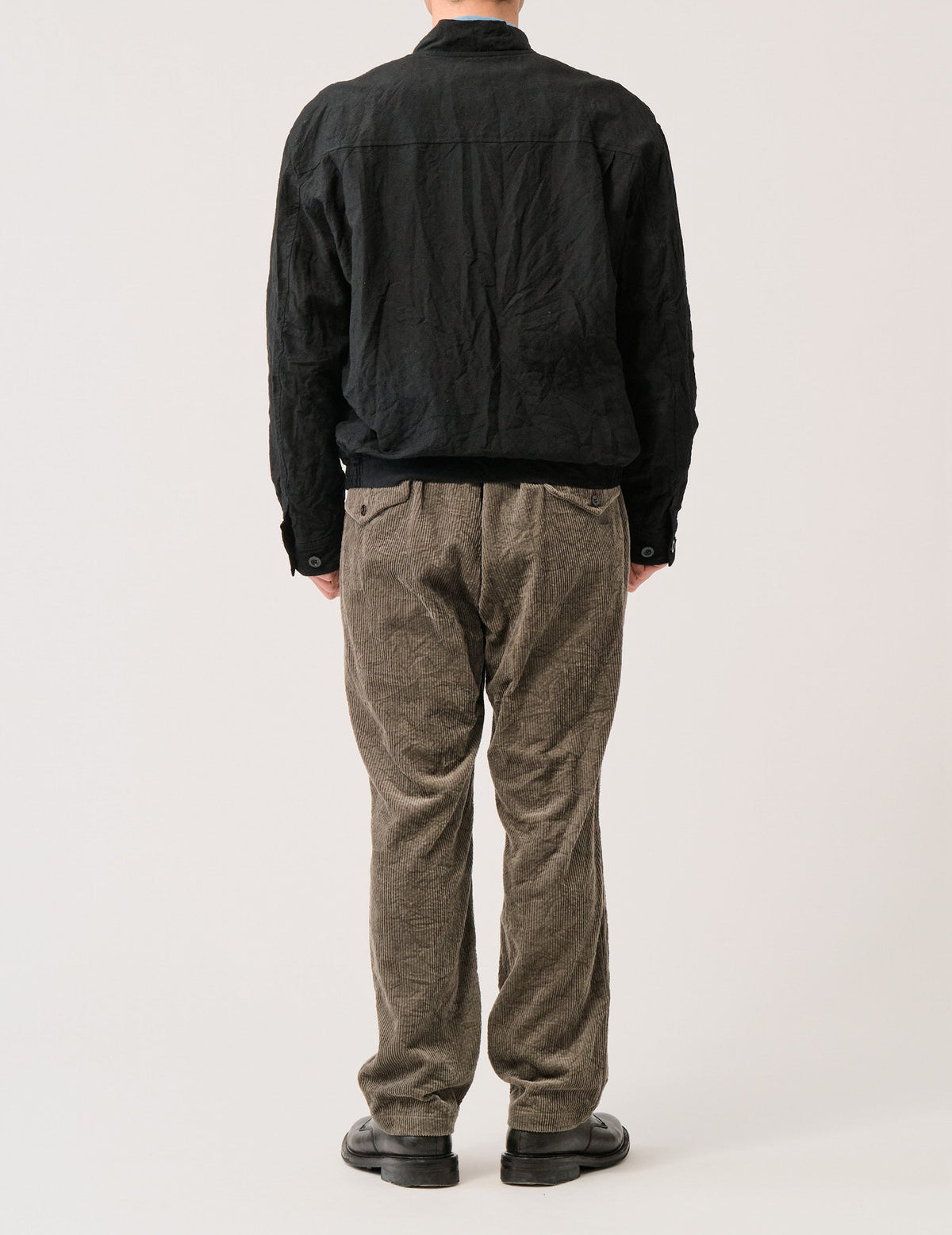 WO/LIワッシャーフロントZIPショートジャケット