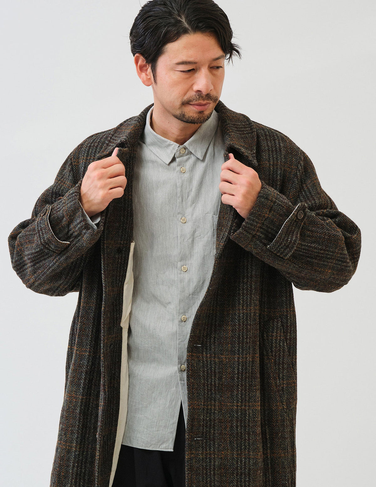 OGコットンTOPツイルレギュラーカラーシャツ