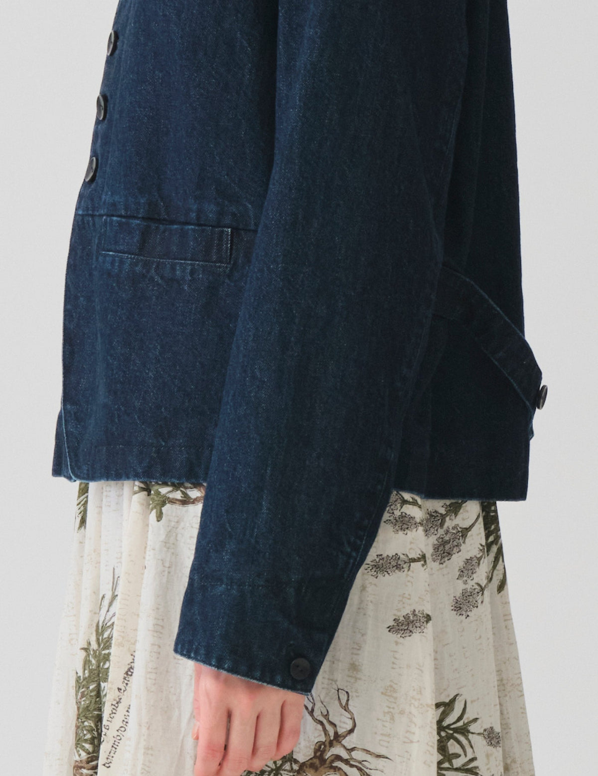 NATURAL SRUB DENIM ジャケット
