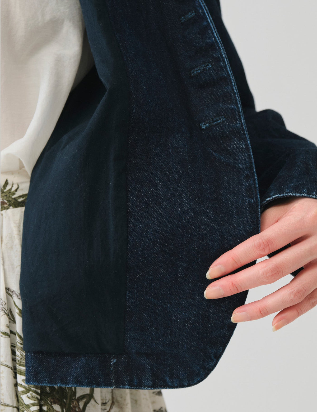 NATURAL SRUB DENIM ジャケット