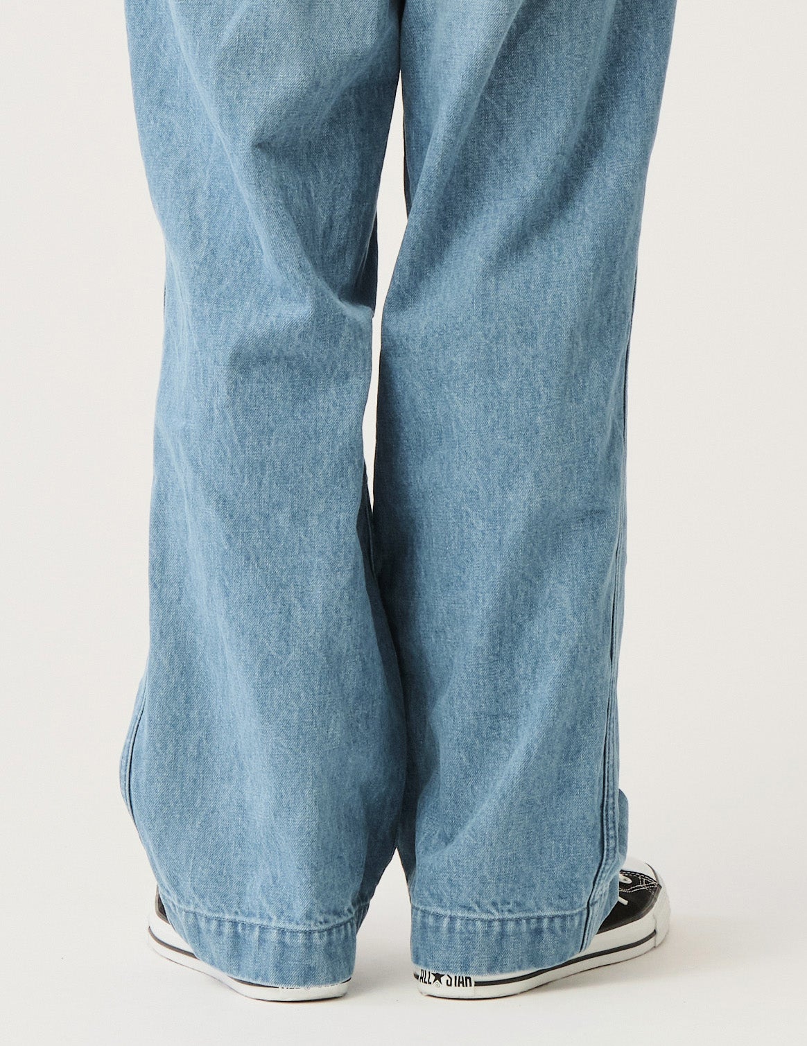 13ozムラ糸デニムワイドワークパンツ