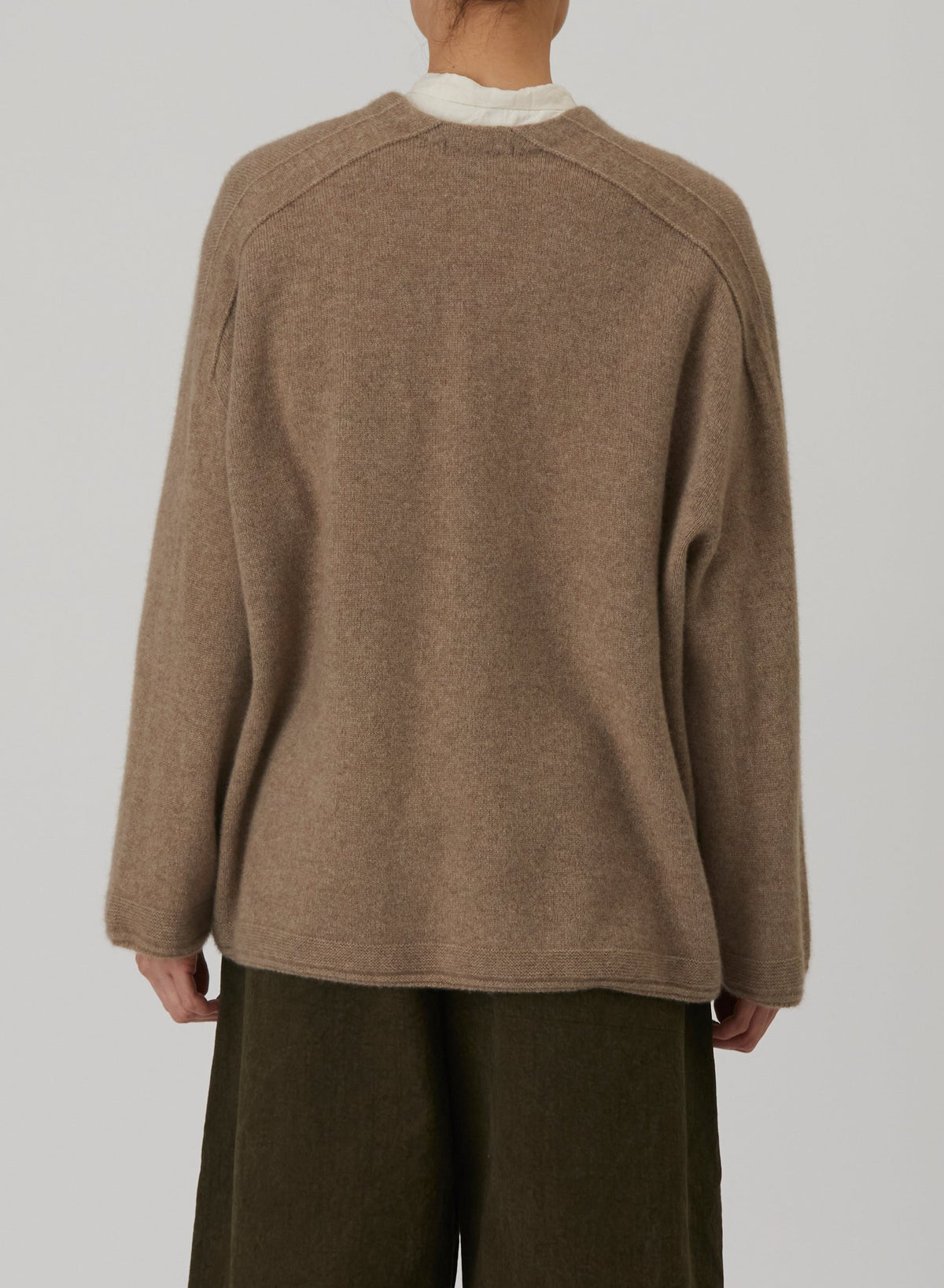 Pure Cashmere 100% Eyelet Square Cardigan