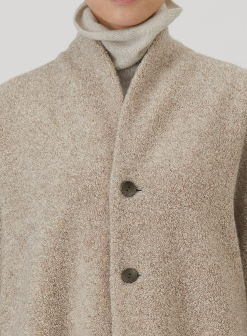 Relax cashmere ハーフコート