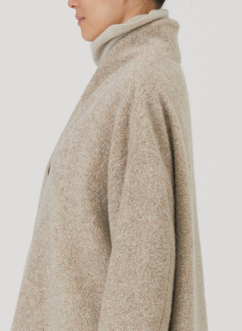 Relax cashmere ハーフコート