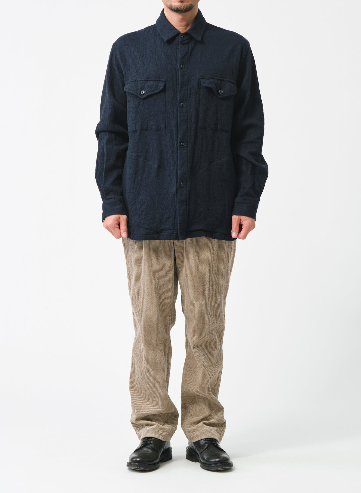 CO/WOツイルワッシャーワークシャツ