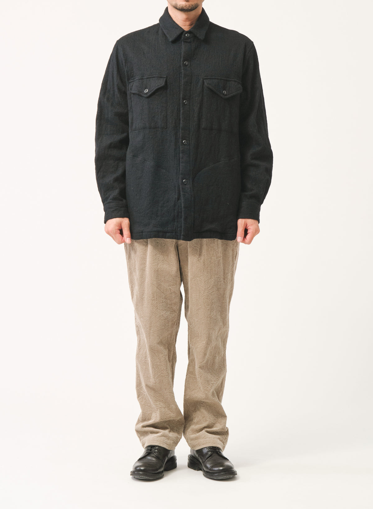 CO/WOツイルワッシャーワークシャツ