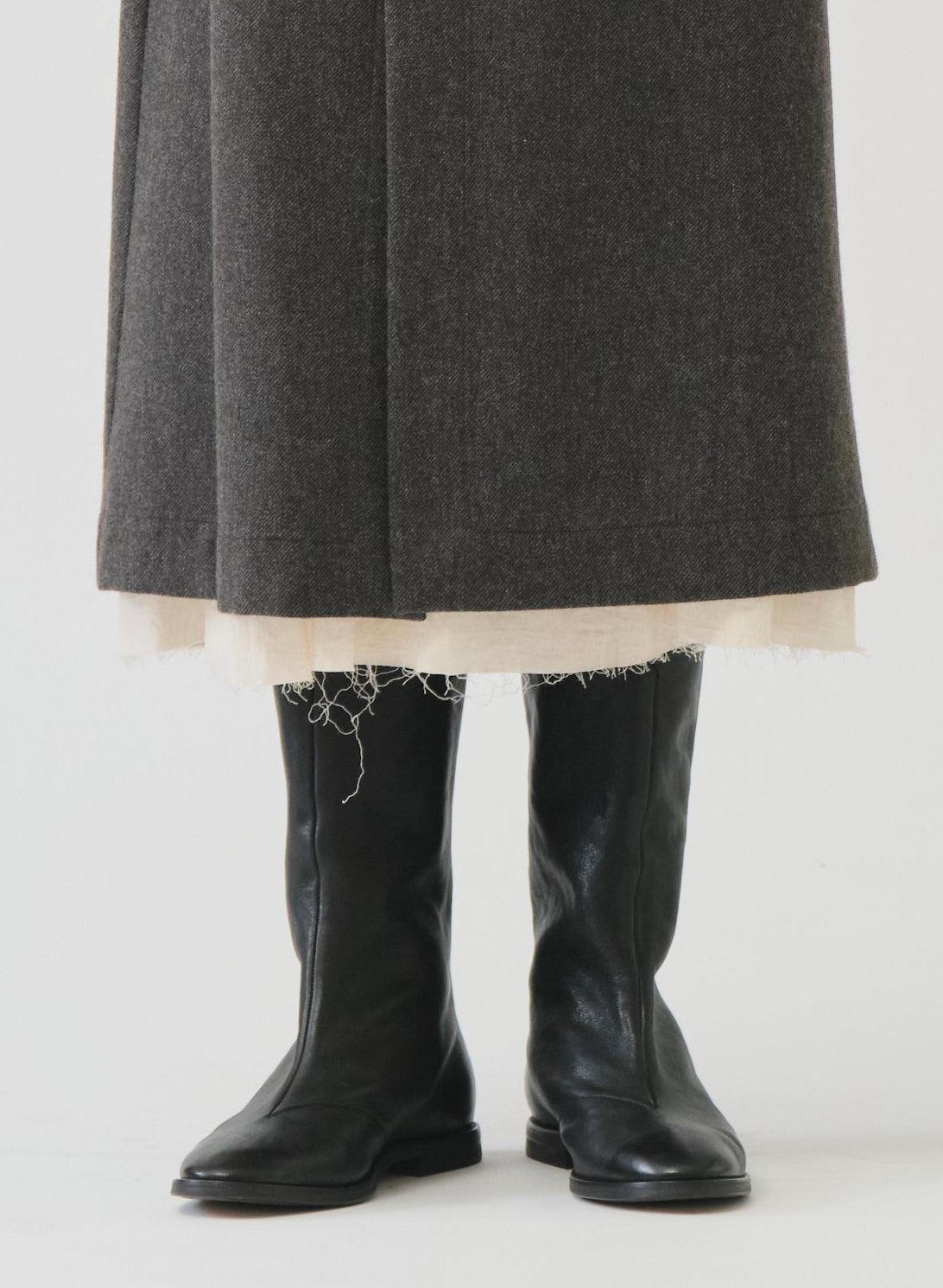 ECO WOOLプレミアムツイードスカート