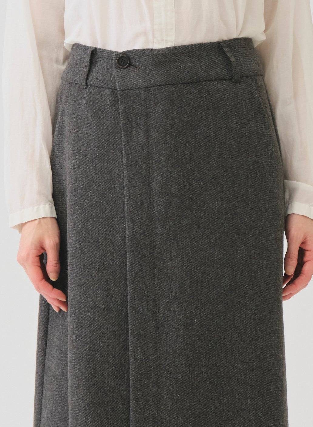 ECO WOOLプレミアムツイードスカート