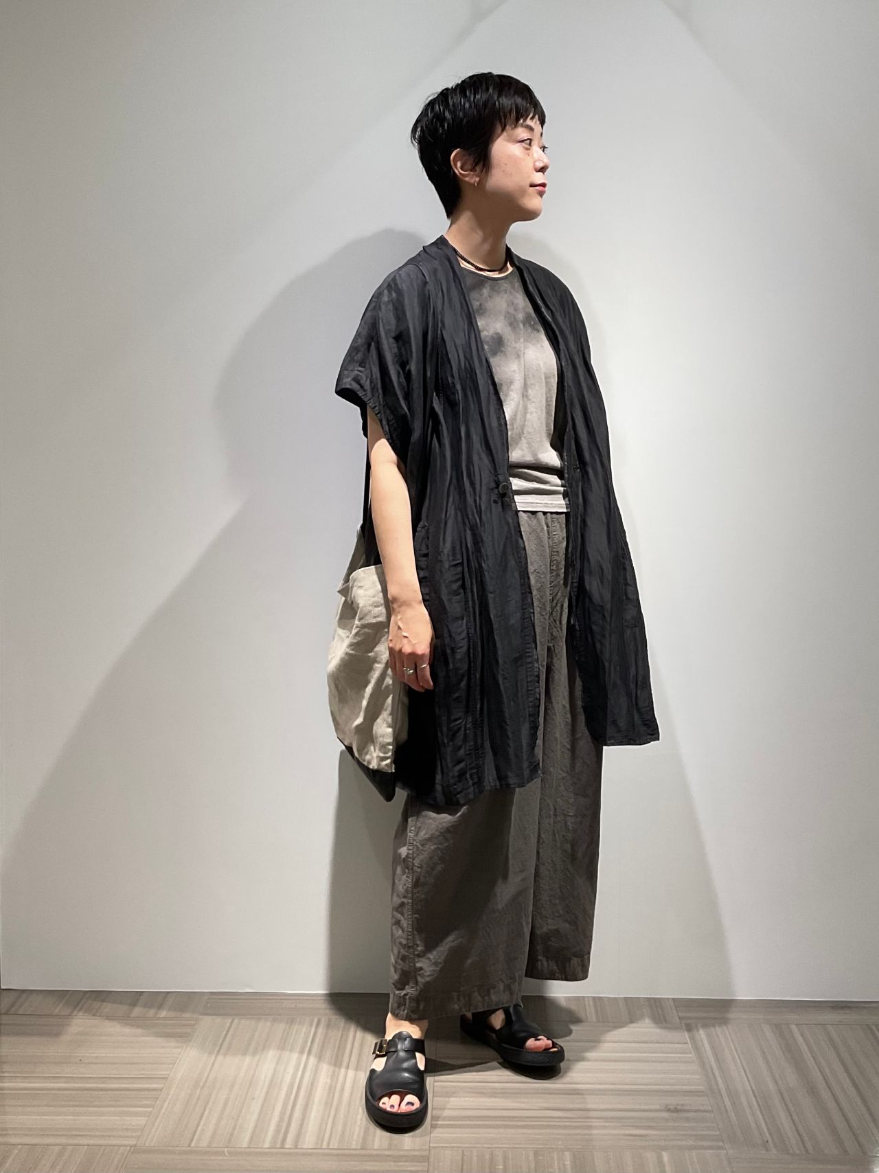 テンセルラミー平織り ベスト | pas de calais（パドカレ）の公式
